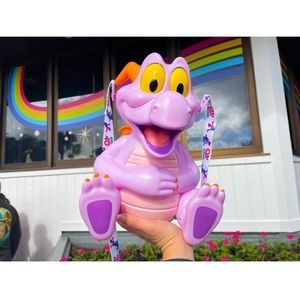 New 2023 Disney Figment Popcorn Bucket with Epcot 40th Anniversary Strap!🎉